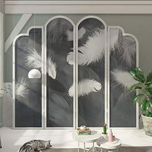 Room Screen Even Schermo divisorio per la Privacy, divisorio a Forma di Piuma Decorativo per Camera da Letto, divisore per Schermo, Schermo Pieghevole Mobili per la casa di Alta qualità