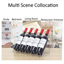 CYQ Portabottiglie per Vino Espositore per Vino Supporto per Vino Armadio per Vino Decorazione per Tavolo da Bar Portabottiglie in Ferro battuto 41x15.2x15.2cm Portabottiglie per Vino Rosso