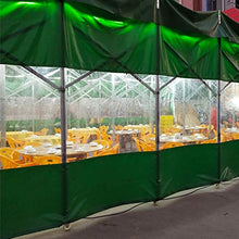 LSXIAO All'aperto Tenda della Stalla del Cibo, Telo Impermeabile, Tenda Trasparente per Patio, Splicing PVC Parabrezza Tenere Caldo con Occhiello per Balconi, Guscio del Portico