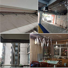 YJFENG Telone Impermeabile in Plastica Spessa 0,3 Mm, Copertura per Piante, Tenda da Sole Idratante in PVC Trasparente, 100% Impermeabile, per Terrazze (Color : Chiaro, Size : 4X4M)