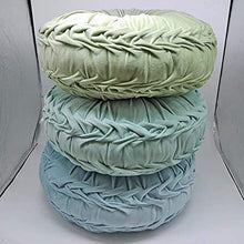 HYLX Cuscino Sedile, Cuscino Sedia, Cuscino Sgabello Rotondo, Cuscino Sedia Floreale Antiscivolo in Cotone Spesso, per Giardino, terrazza Esterna