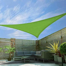 TRITTHOCKER Triangolo 5x5x7 Tenda a Vela, Panno di Oxford baldacchino Impermeabile, tettoia Esterna, Adatto a terrazza con Giardino all'aperto,Verde
