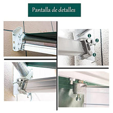 N \ A Tenda da Sole Retrattile per Veranda, Tenda da Esterno per Finestra Completamente assemblata, Tenda da Balcone sul Ponte Anti-UV Antipioggia Antivento, con manovella Manuale