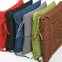 BCASE, Confezione Da 6 Cuscini Per Seduta E Sedia, 42X42 Cm, Rivestimento In Poliestere, Imbottitura In Fibra, 9 Cuciture, Comodo, Resistente, Facile Da Pulire, Per Cucina, Camera Da Letto, Ecc. Rosso