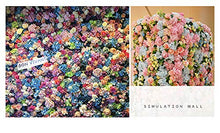 TTIK Siepe Sintetica Sempreverde - Rose Artificiali Pannello Decorativo del Terrazze Balconi Antivento Privacy Decorazioni Giardino,40 × 60CM,B