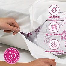 Allergosystem 015216019020S Set Antiacaro Sogno Composto da Coprimaterasso con Cerniera per Letto Matrimoniale, 160X190X20Cm e 2 Copricuscino, 50X80Cm