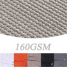 YYQ Vela Ombreggiante,Tenda Triangolare a Vela,Parasole,Protezione Raggi UV Telo da Sole,Impermeabile,Oxford,con Corda e Anello a D,per Pergola Esterni Verande,2x2x2m,Sabbia