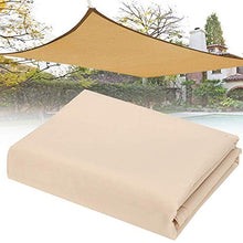 ZHAO Tenda parasole rettangolare da giardino Balkonund traspirante tessuto HDPE idrorepellente e antivento protezione solare 3 x 3 m (dimensioni: 5 x 5 m)