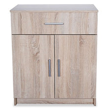 Tidyard Credenza in Truciolato Rovere,Credenza Moderna di Robusta e Durevole, Design Unico e Elegante71x35x88 cm