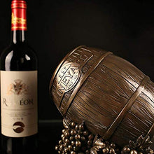 NYDZ Wine Rack Wine Barrel Statua Vino Stand Resina Regalo Decorazioni for la casa