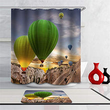 LIYAN Combinazione Bagno. Immagini Chiare E Colori Vivaci Rendono Il Tuo Bagno Pieno di Vita. Accessori da Bagno. Mongolfiera nella Valle.