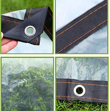 JX-PEP Trasparente incatramata, Clear Impermeabile Tarp incatramata Foglio, Giardino Tarp, Anti congelamento Antipioggia Film Panno Isolamento Canopy PE plastica,3 * 5m