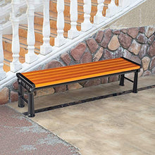 ZXF- Panchina da Giardino Panchina da Esterno, Panchina da Parco con Struttura in Metallo E Sedili in Legno Massello Resistenti alla Corrosione, per Cortili, Portici, per 2-3 Persone