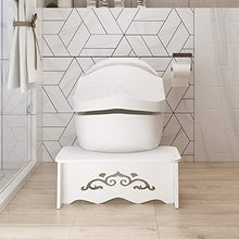 XuZeLii Sgabello da Toilette Accovacciato WC Addensato Poggiapiedi Piede Stool Squatting Sgabello Sgabello Squat Squat Sgabello Bagno Sgabello Adulti Passo Sgabello Adatto per WC