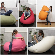Divano pigro Bean Bag Lazy Couch Chair Piccolo Appartamento Single Bedroom Small Sofa in Cotone e Lino Rimovibili (Colore : Beige)