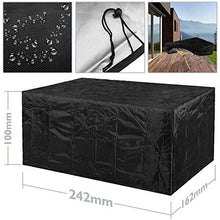 PrimeMatik - Copertura Antipolvere Impermeabile per Giardino Esterno 242x100x162cm