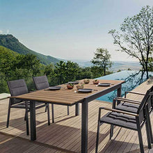 Bizzotto Sedia Alluminio Kubik Antracite (categoria: Poltrona da giardino)