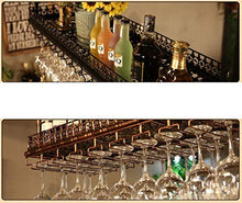 portabottiglie Portabottiglie per vino rosso Portabicchieri da appendere in ferro europeo Cornice per bicchiere da vino rosso Portabottiglie a testa in giù Portabottiglie per bicchieri da vino appes