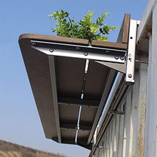SFSGH Tavolo Pieghevole da Balcone a Parete, Tavolo da Balcone Pieghevole, Tavolo da ringhiera Regolabile (Colore: caffè, Dimensioni: 4 Dimensioni)