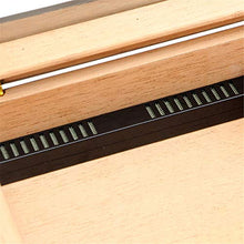 WLMGWRXB Humidor da Tavolo Scatola per sigari per sigari, con igrometro e umidificatore per 20-35 sigari