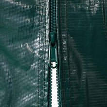 vidaXL Tenda Garage Capanno Tendone Gazebo Padiglione Telone Tendostruttura Tenda Esterno Giardino Ricovero Ripostiglio in PVC Verde