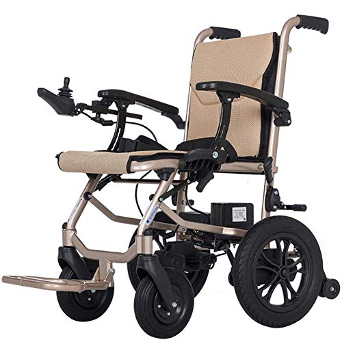 Accessori per la casa Anziani Disabili Carrozzina Elettrica Pieghevole Leggero 16Kg Larghezza Sedile 45 Cm Batteria Al Litio Rimovibile Sedia Per Mobilità Sedia A Rotelle Motorizzata Corrimano Rego