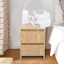 Cerlingwee Tavolino da Divano, tavolino da Notte, Comodino Moderno ed Elegante Multifunzionale, Soggiorno a 2 cassetti per Camera da Letto