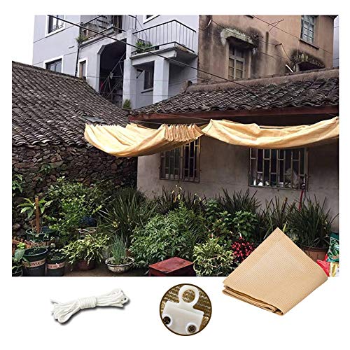 WXQIANG - Baldacchino retrattile, gazebo per esterni per patio, pergolato, tenda parasole parasole per tende da sole, dimensioni personalizzate, isolamento termico, colore beige, dimensioni: 1,2 x 4 m
