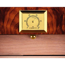 KANJJ-YU Cigar Box, Tre Strati di Cedar Cigar Humidor, Piano Vernice Cigar Cabinet Good Mood, Good Life (Colore: Brown) Bar