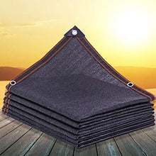 Senza marchio DANDAN Rete Ombreggiante Rete Solare Ispessimento Crittografato Ombra Esterna Rete da Cantiere/Tettoia Auto Rete Isolante Rinforzo A Quattro Fili 12 Pin Nero (Size : 5 * 6m)