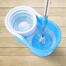 SSAYY Spray Mop Mop Rotanti A 360 Gradi Pulizia del Pavimento della Cucina Centrifuga A Mano Manuale Centrifuga in Microfibra Testata in Tessuto con Secchio