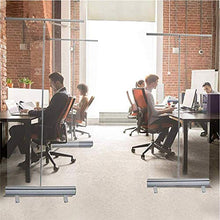 KMILE Sneaziamento della Guardia, Schermo di starnuti per Il Roll-up, Protezione dello Schermo Protettivo Guardia con Asta di Alluminio (Size : Thicken 23.62x62.99in)