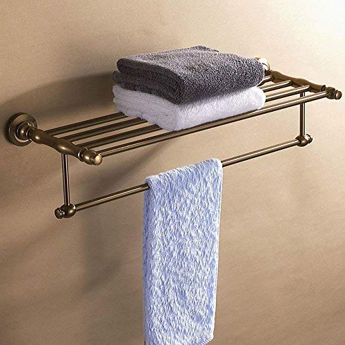 JKCKHA Northern Europe. Mensole Bagno Bar Bar Rack Appendiabiti Spazzolato Spazio Rack in Alluminio Una Sospensione Bagno Romantico Bagno