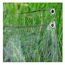 LSXIAO All'aperto Robusto Tarp Copertina, PVC da 0,3mm Impermeabile A Prova di Vento Orlo con Coulisse con Occhielli in Metallo per Mobili da Giardino, Serra, Copertura del Carico