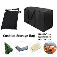 Keyohome Borsa per Cuscini da Giardino per Mobili Resistenti Borse da Viaggio Borsa da Trasporto Custodia Organizer con Maniglie per Casa e Patio Albero di Natale (122x39x55cm)