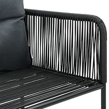Tidyard Set 7/9 pz da Pranzo da Giardino in Rattan PVC Nero Marrone,Set Tavolo e Sedie da Giardino per Esterno in Rattan Nero,Set Tavolo WPC e 6/8 Sedie a Braccioli da Giardino per Esterno in Rattan