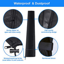 Landrip Copertura per Ombrellone Impermeabile, Parasol Cover, Coperture per Ombrellone Esterno,420D Oxford Impermeabile Coperture Protettiva per Ombrelloni da Giardino con Anti-UV 190x30/40x50CM