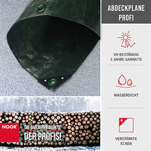 Tela cerata Noor PP / PE, verde, 3,00 x 3,00 m
