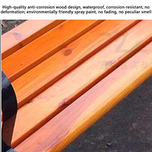 Panchina da balcone all'aperto, panchina da parco, Panca decorativa per patio con braccioli e schienale Panche da giardino impermeabili e resistenti alla corrosione, Elevata capacità portante / faci