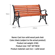 household items Panchine da Giardino per Esterni anticorrosione, Resistenti alla Luce e antiruggine, Doppi sedili per Il Tempo Libero, sedie con Schienale per Giardini e parchi, mobili da Giardino