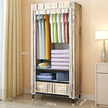 Mmm& Armadio Guardaroba Moderno Semplice ed Economico, Doppio Armadio in Tessuto (Colore : #2, Dimensioni : C)