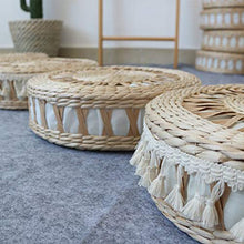 LTINN Paglia Fatta a Mano, Tatami e Cuscini per finestre a bovindo, Cuscini ispessiti per adorare la Meditazione del Buddha, Che Sono pratici e Facili da Pulire.