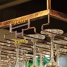Scaffali galleggianti Portabottiglie a testa in giù Portabottiglie per bicchieri da vino Portabottiglie lungo per hotel Ampliamento a doppia fila Portaoggetti per bar multifunzione (Dimensioni: 120