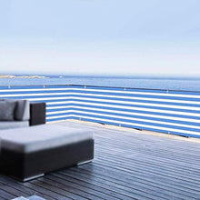 Balcone Protezione LSXIAO Lato Tenda Copertura Divisoria Schermata Privacy Stabilizzato Ai Raggi UV Tessuto HDPE Rondella Antiruggine Ponte Reti Divisorie for Area Party, 28 Dimensioni