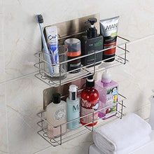 WMYATING Salvaspazio, sicuro, comodo e bello scaffale da bagno, organizer da cucina con supporto in acciaio inox per il bagno quotidiano