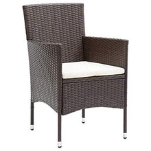Festnight 2pz Poltroncine da Giardino Sedie da Pranzo per Giardino in Polyrattan Sedie da Esterno Marrone