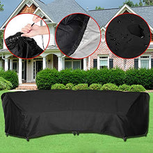 hujio Aoligei Copertura per Tavolo e Sedie da Giardino Telo Protettivo per Tavolo e Sedie da Esterni Copertura Tavolo Giardino Copertura Tavolo Esterno 228 * 116 * 86cm