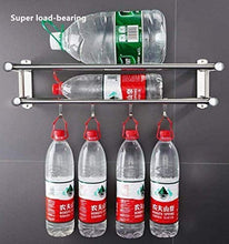 BALLYE Portasciugamani, portasciugamani a Parete, mensola da Bagno in Acciaio Inossidabile SUS 304, portasciugamani con Ganci, mensola da Bar, Stile Hotel-Punch_installation-50CM