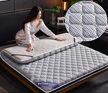 YOLL Materasso Singolo Matrimoniale 90x200~180x200cm futon Pieghevole e Arrotolabile Materassi da Terra futon Trapuntato salvaspazio tessuto Antiacaro Tatami Materassino/silver / 90