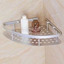 HTL, mensola portaoggetti per bagno, WC, in alluminio, senza colla e perforato, ideale per appendere al bagno, facile da installare